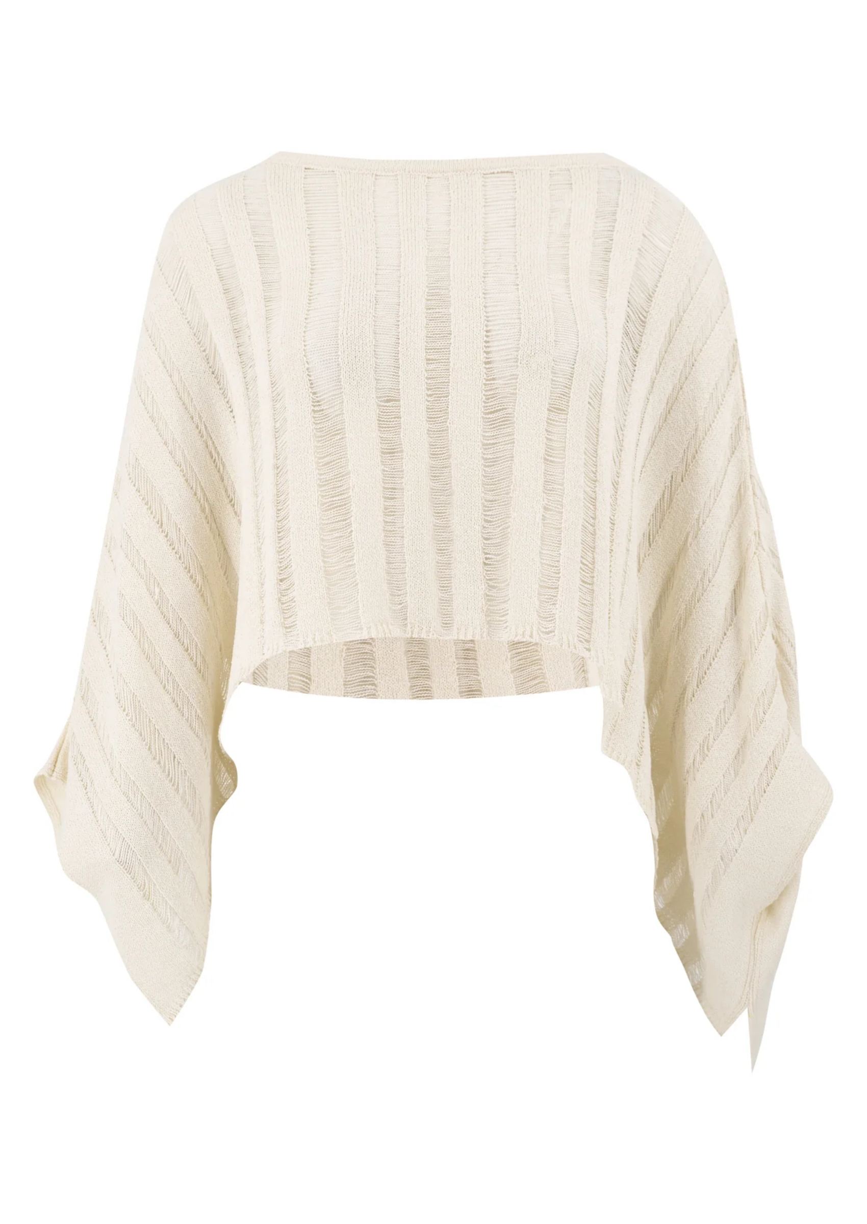 Knitted Two Piece Set with Crop Top and Shorts