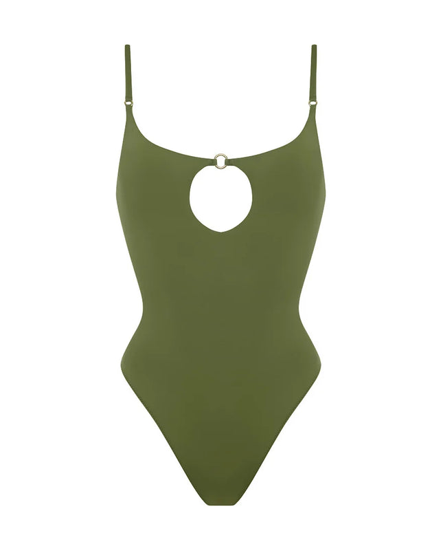 Bandeau Cut-Out One-Piece