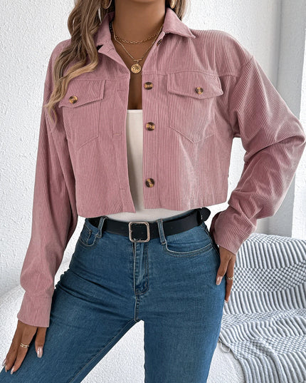 Cropped Corduroy Jacket