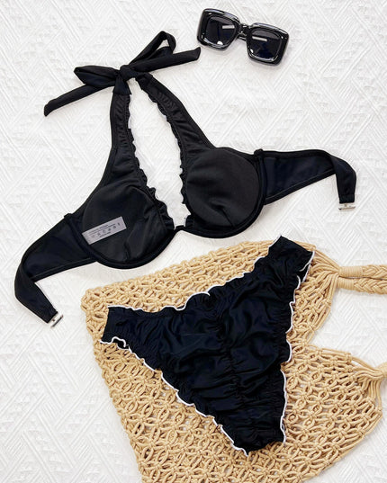 Ruffle Push-Up Bikini Set