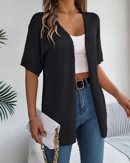 Hollow Knit Cardigan