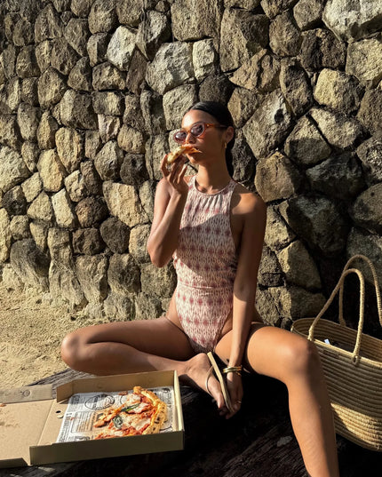 Flower Print Push-Up One-Piece