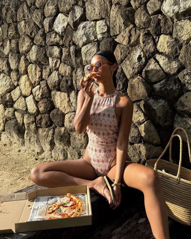 Flower Print Push-Up One-Piece