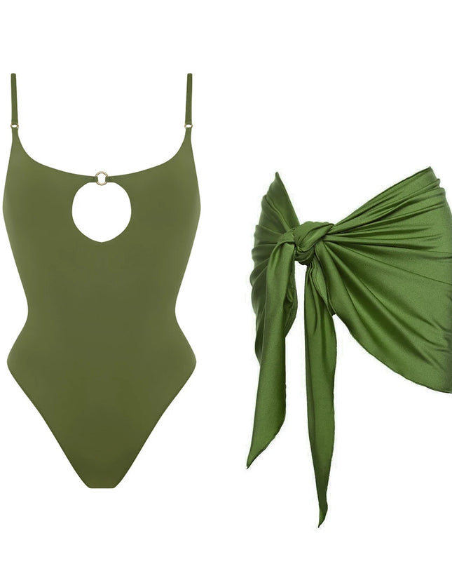 Bandeau Cut-Out One-Piece
