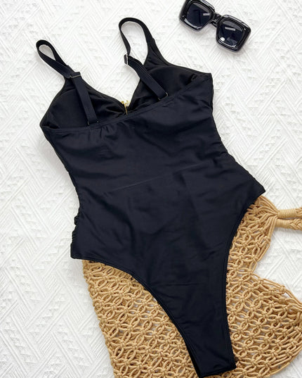 Thong 2026 Sexy Women One Piece Swimsuit Female Swimwear Solid Hollow Out Biquini Monokini Swimming Suit Bathing Suit Beachwear