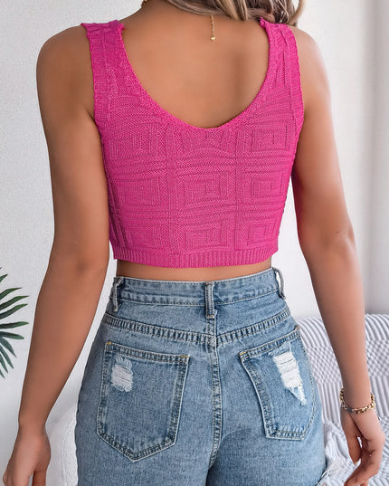 Knotted Short Sleeve Knit Top