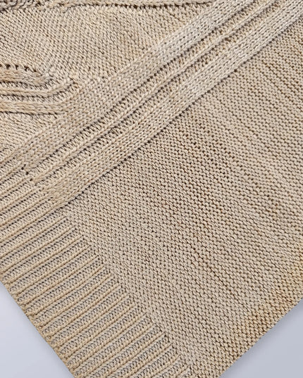 Hollow Out Sleeveless Knit Top