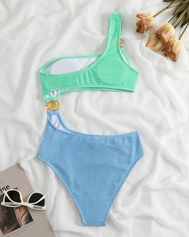 Sculpted Dot One-Piece