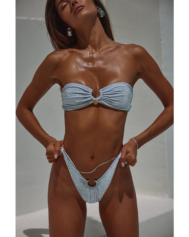 Micro Bandeau Bikini Set