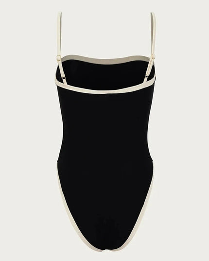 Patchwork High-Cut One-Piece