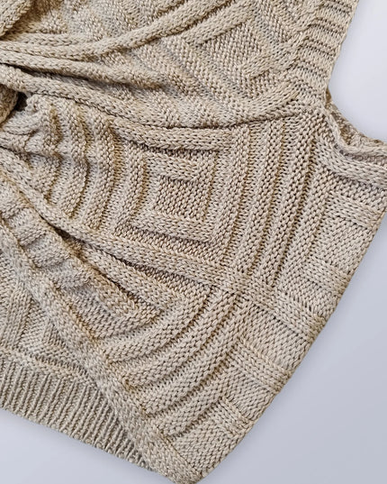 Knotted Short Sleeve Knit Top