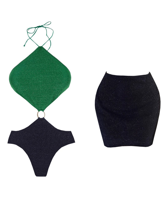 Shimmer Three-Piece Swim Set