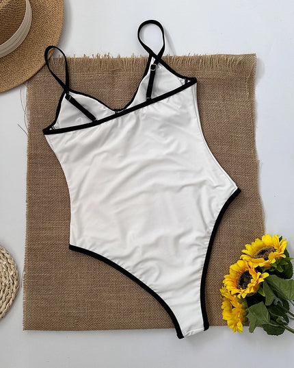 Contrast Sculpt One-Piece