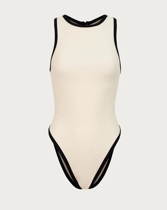 Halter Sculpt One-Piece