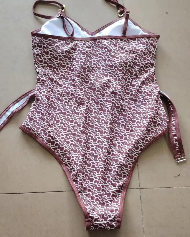 Vintage Print One-Piece