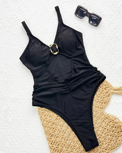 Thong 2026 Sexy Women One Piece Swimsuit Female Swimwear Solid Hollow Out Biquini Monokini Swimming Suit Bathing Suit Beachwear