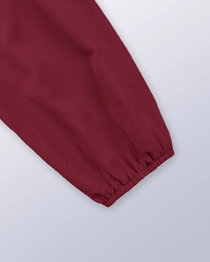 High Split V-Neck Long Sleeve Dress