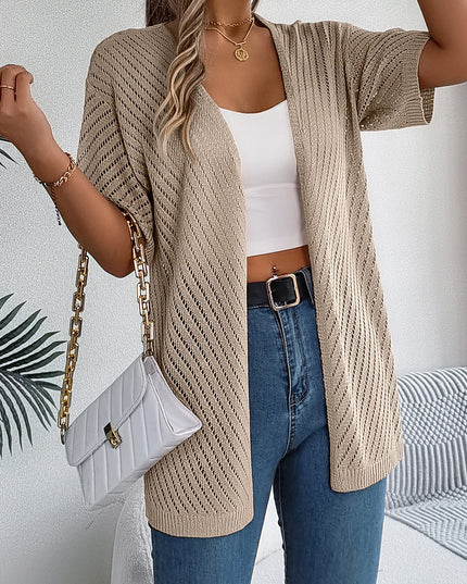 Hollow Knit Cardigan